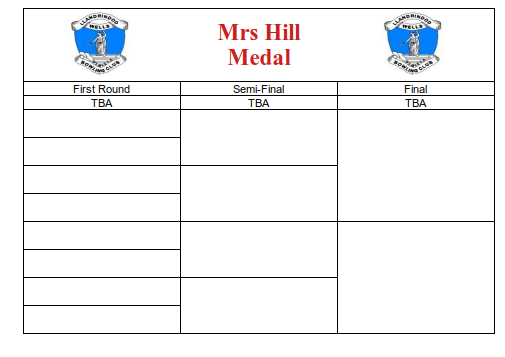 Mrs Hill Medal