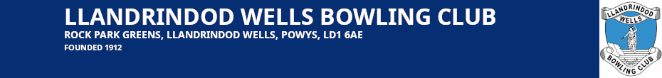 Llandrindod Wells Bowling Club Header