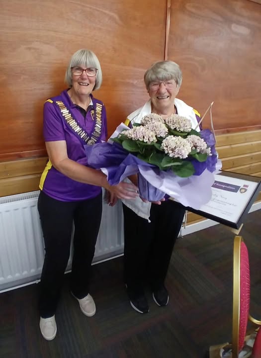 Shirley King 250th appearance presentation.